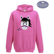 Cute Pony Hoodie with Flowers-Capaillíní Equestrian Collection