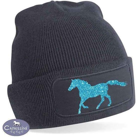 Glitter Horse Hat - Blue-Capaillíní Equestrian Collection