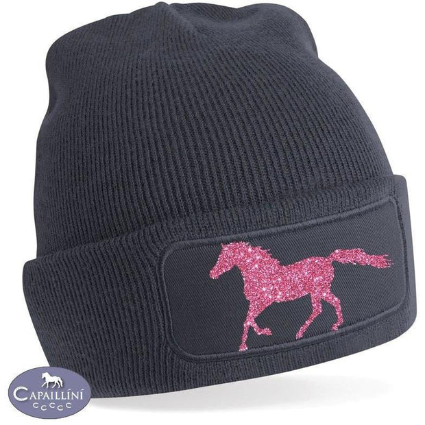 Glitter Horse Hat – Pink-Capaillíní Equestrian Collection