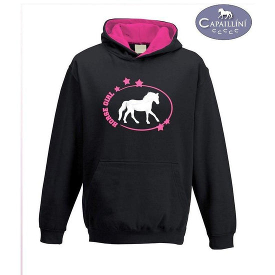 Horse Girl Hoodie-Capaillíní Equestrian Collection