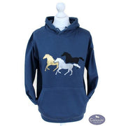 Horse Hoodie – Galloping Horses-Capaillíní Equestrian Collection