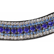 Mega Bling Browband - Sapphire-Capaillíní Equestrian Collection